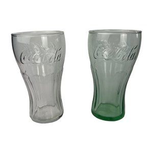 Set of 2  Libbey Coca-Cola 16-3/4-Ounce Glass Tumblers